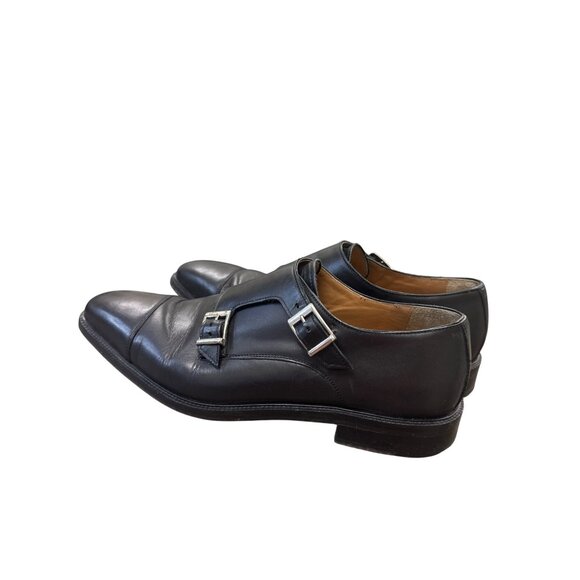 Wall & Water mens black leather dress shoes oxfords Size 11 SKU 6844 main image 7